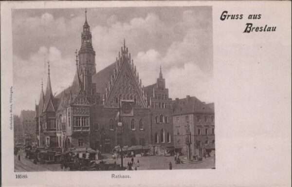 Breslau Niederschlesien Breslau Rathaus