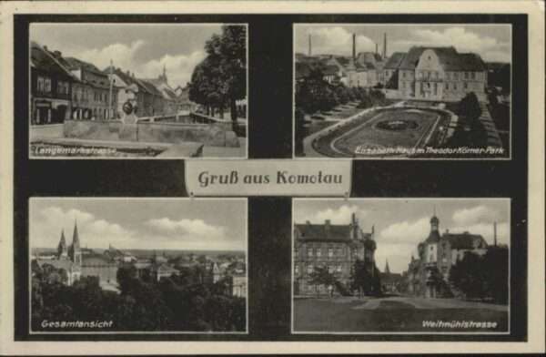 Komotau Langemarkstrasse Elisabeth-Haus Theodor