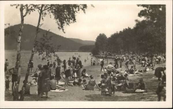 Thammuehl Stare Splavy Strandleben See