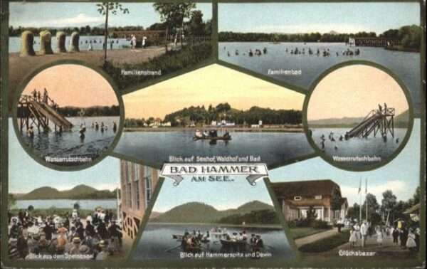Bad Hammer See Familienbad Wasserrutschbahn Glücksbaza