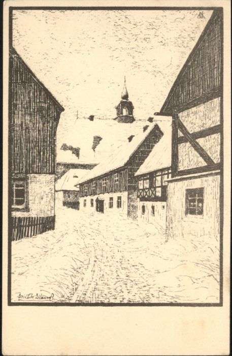 Katharinaberg Boehmen ünstler Erich W. Eiland *
