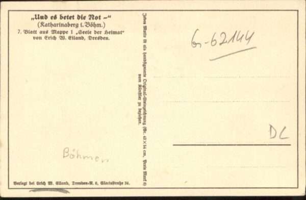 Katharinaberg Boehmen ünstler Erich W. Eiland * – Bild 2