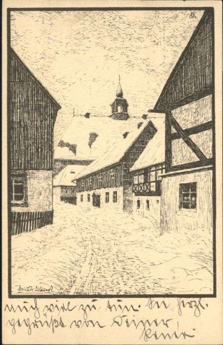Katharinaberg Boehmen ünstler Erich W. Eiland x
