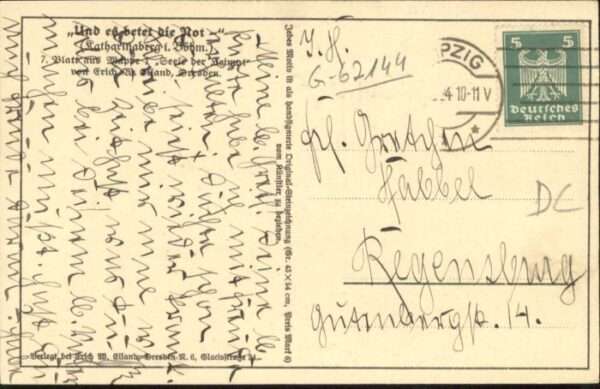 Katharinaberg Boehmen ünstler Erich W. Eiland x – Bild 2