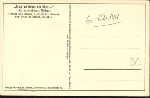 Katharinaberg Boehmen ünstler Erich W. Eiland * – Bild 2