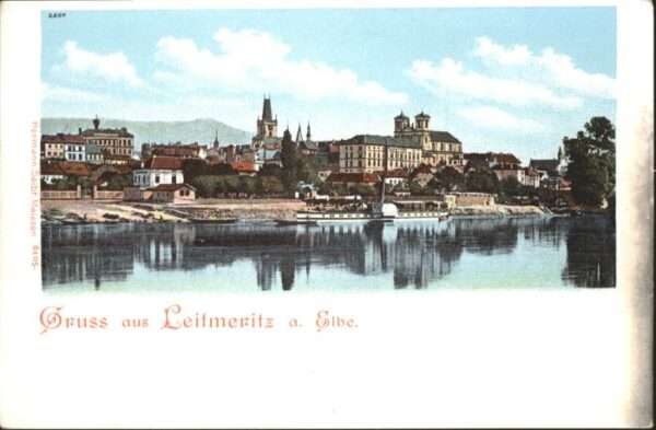 Leitmeritz Litomerice Nordboehmen Leitmeritz Elbe