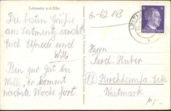 Leitmeritz Litomerice Nordboehmen Leitmeritz Elbe – Bild 2