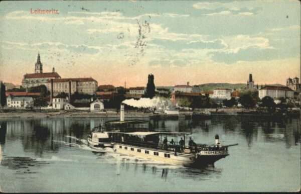 Leitmeritz Litomerice Nordboehmen Leitmeritz Dampfer Hohenzollern