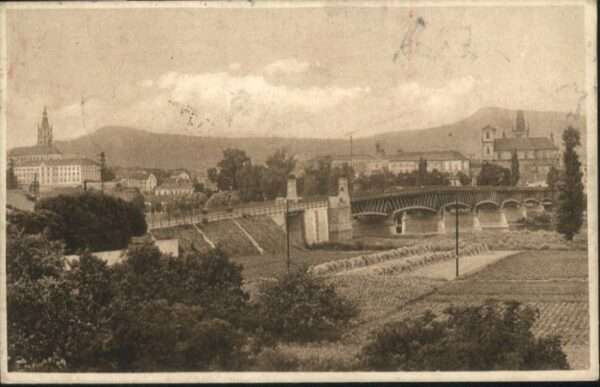 Leitmeritz Litomerice Nordboehmen Leitmeritz Brücke