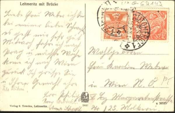Leitmeritz Litomerice Nordboehmen Leitmeritz Brücke – Bild 2