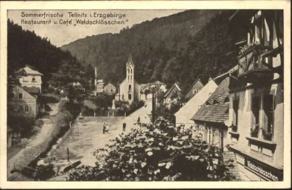 Tellnitz Erzgebirge Restaurant Cafe Waldschlössc