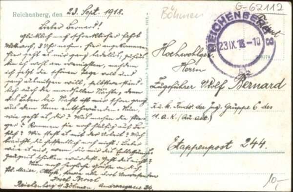 Reichenberg Liberec Boehmen Radetzkystrasse – Bild 2