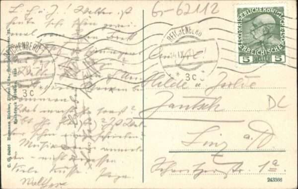 Reichenberg Liberec Boehmen Volksgarten Wirtschaft – Bild 2