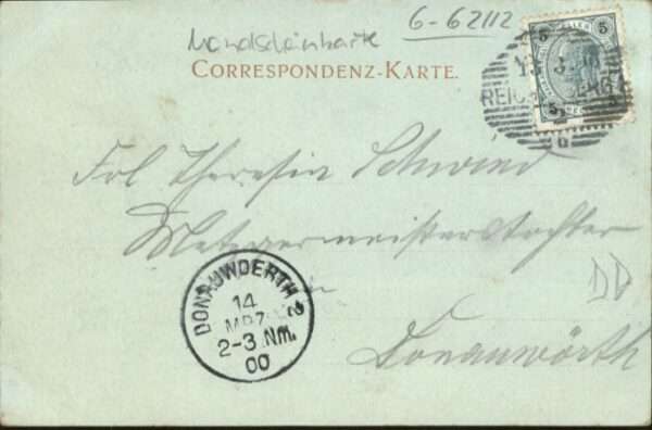 Reichenberg Liberec Boehmen Mondscheinkarte – Bild 2