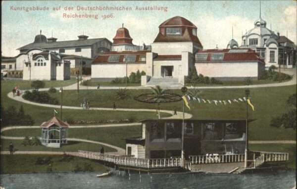 Reichenberg Liberec Boehmen Deutschböhmische Ausstellung Kunstgebäu