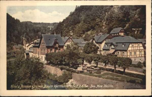 Herrenskretschen Hotel Pension Grüner Baum