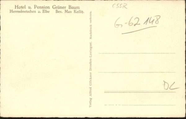 Herrenskretschen Hotel Pension Grüner Baum – Bild 2