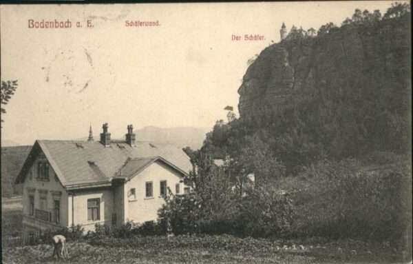 Bodenbach-Tetschen Boehmen Bodenbach Schäferwand
