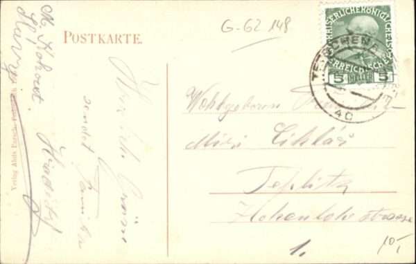 Bodenbach-Tetschen Boehmen Bodenbach hinteren Schäferwand Schiff – Bild 2