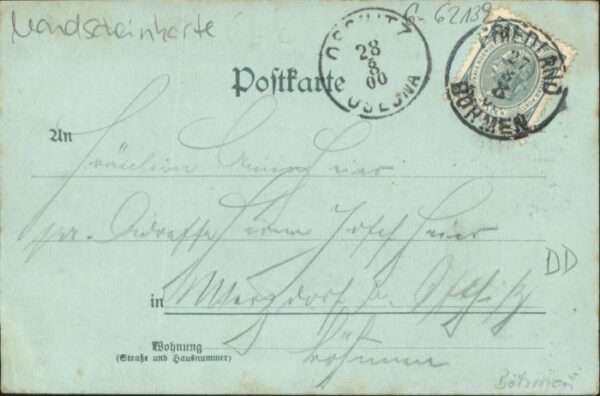 Friedland Boehmen Böhmen Mondscheinkarte – Bild 2