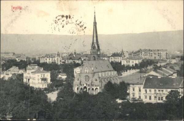Teplitz-Schoenau Teplice Teplitz_Böhmen Kirche