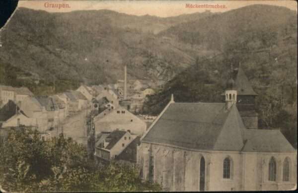Graupen Erzgebirge Graupen Mückenthürmchen *