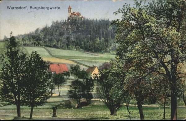 Warnsdorf Varnsdorf Boehmen Warnsdorf Burgsbergwarte
