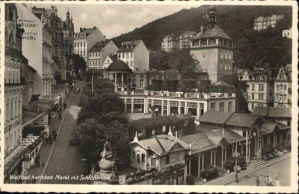Karlsbad Eger Markt Schlossbrunn