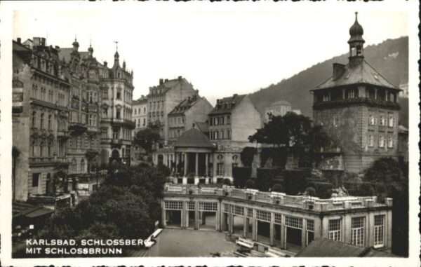 Karlsbad Eger Schlossberg Schlossbrunn