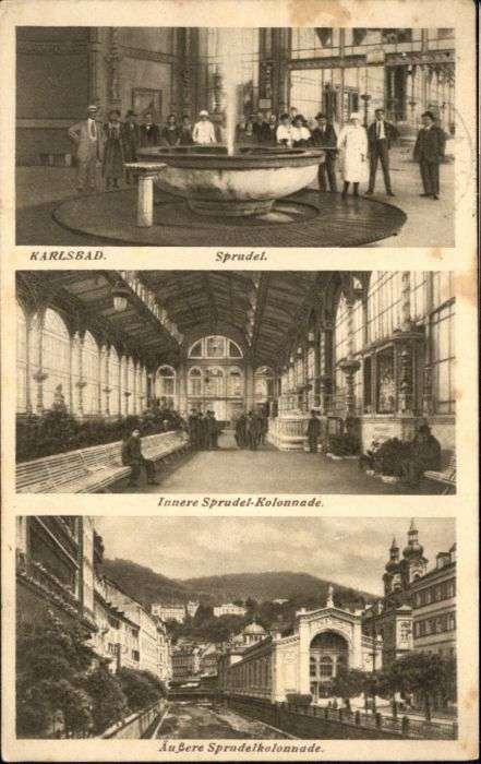 Karlsbad Eger Sprudelkolonade