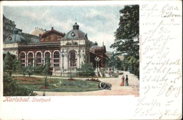 Karlsbad Eger Stadtpark Restaurant