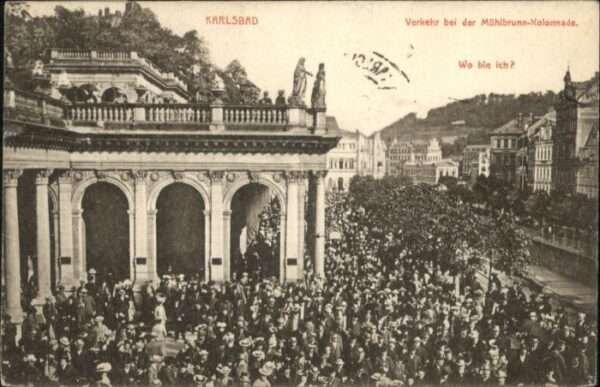 Karlsbad Eger Mühlbrunn Kolonade