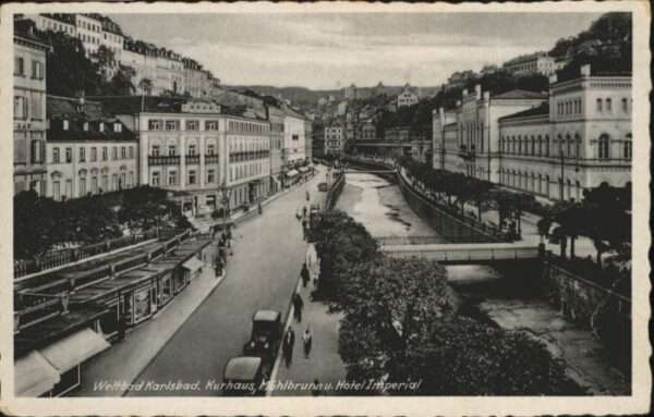 Karlsbad Eger Kurhaus Mühlbrunn Hotel Inperial