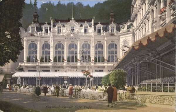 Karlsbad Eger Grand Cafe Pupp