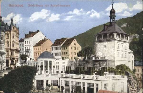 Karlsbad Eger Schlossberg Schlossbrunn