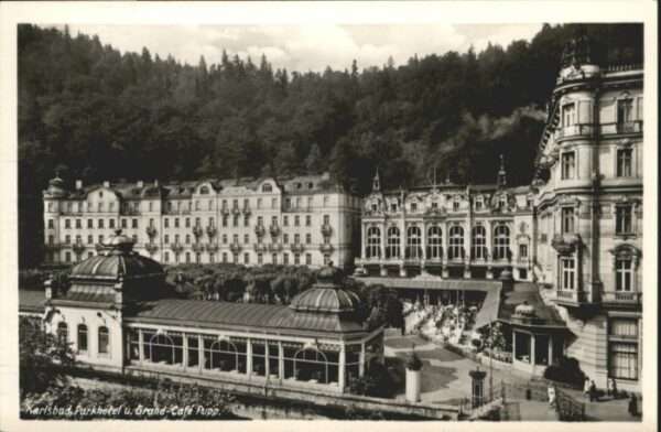 Karlsbad Eger Park Hotel Grand Cafe Pupp
