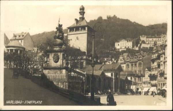 Karlsbad Eger Stadtplatz