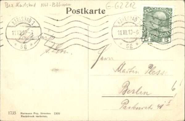 Karlsbad Eger Cafe Kaiserpark – Bild 2
