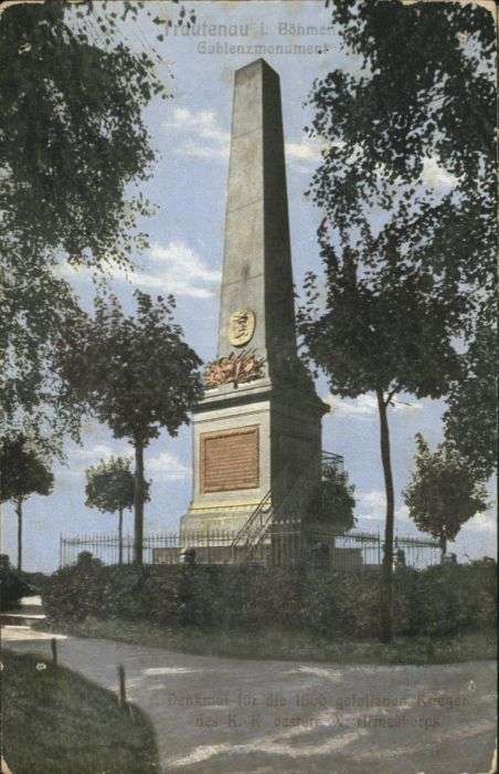 Trautenau Denkmal gefallenen Krieger