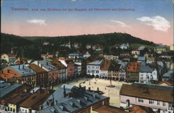 Trautenau Ringplatz Villenviertel Gablenzberg