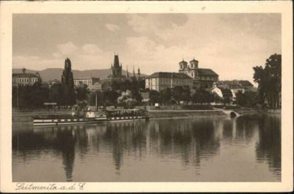 Leitmeritz Litomerice Nordboehmen Leitmeritz Schiff