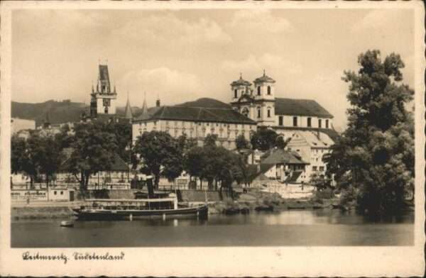 Leitmeritz Litomerice Nordboehmen Leitmeritz Schiff