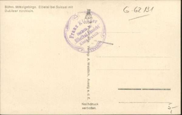 Salesel Tschechien Dubitzer Kirche – Bild 2