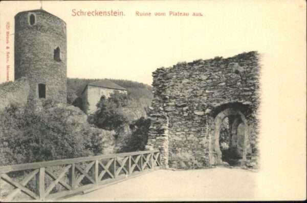 Schreckenstein Burg Strekov Schreckenstein Ruine