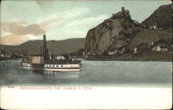 Aussig Tschechien Aussig Schreckenstein Schiff