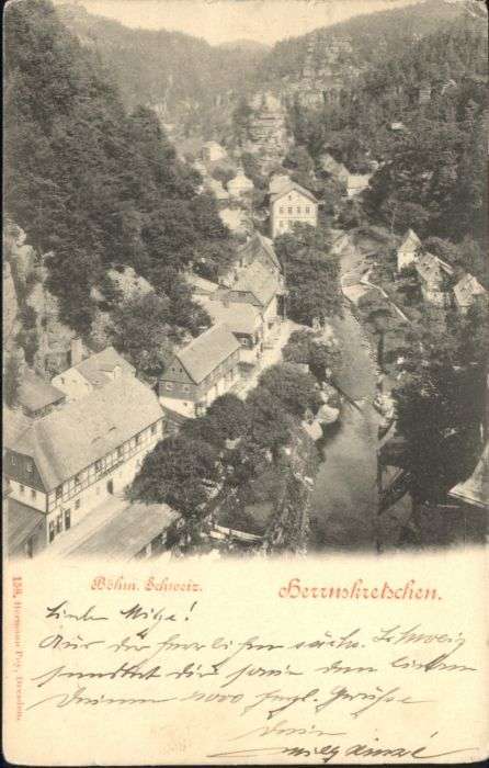 Herrnskretschen Boehmen Herrnskretschen