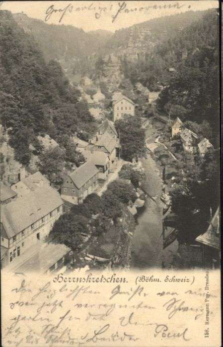 Herrnskretschen Boehmen Herrnskretschen