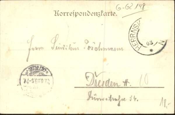 Herrnskretschen Boehmen Herrnskretschen Brücke Boot – Bild 2