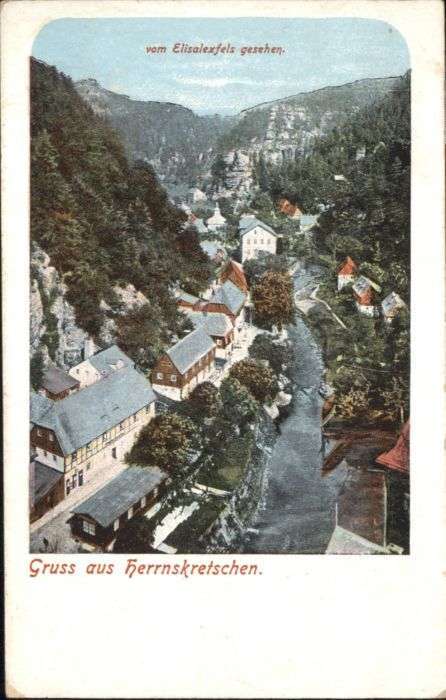 Herrnskretschen Boehmen Herrnskretschen
