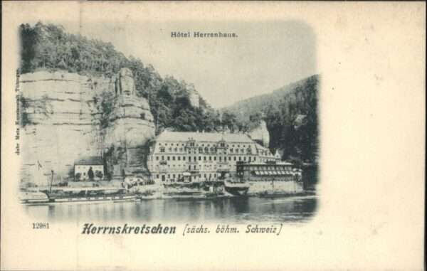 Herrnskretschen Boehmen Herrnskretschen Hotel Herrenhaus